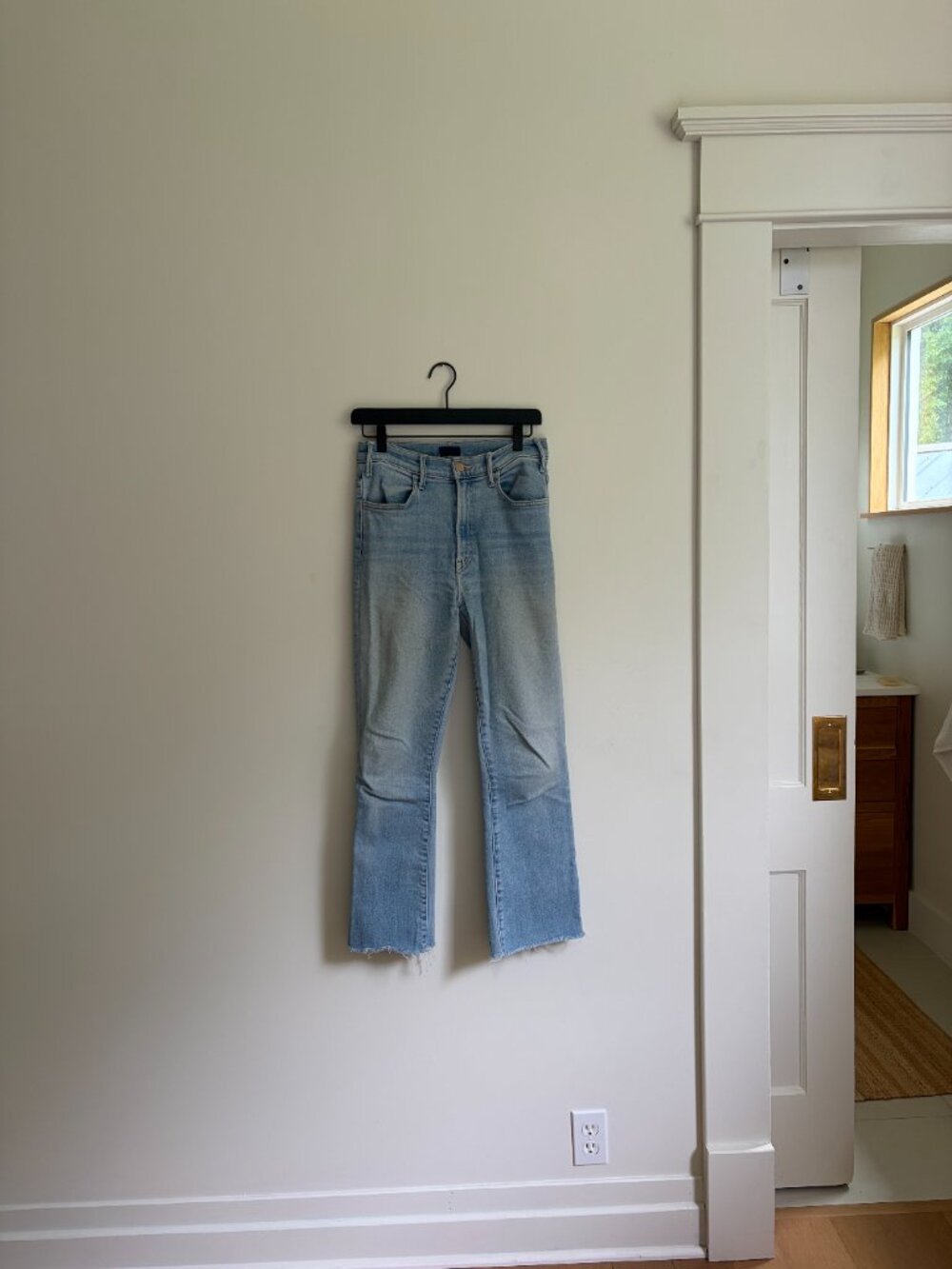 Mother Jeans The Hustler Fray High Rise Ankle Jeans - Picture 3 of 7